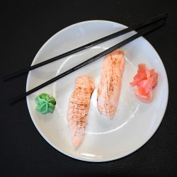 Grilled salmon Nigiri